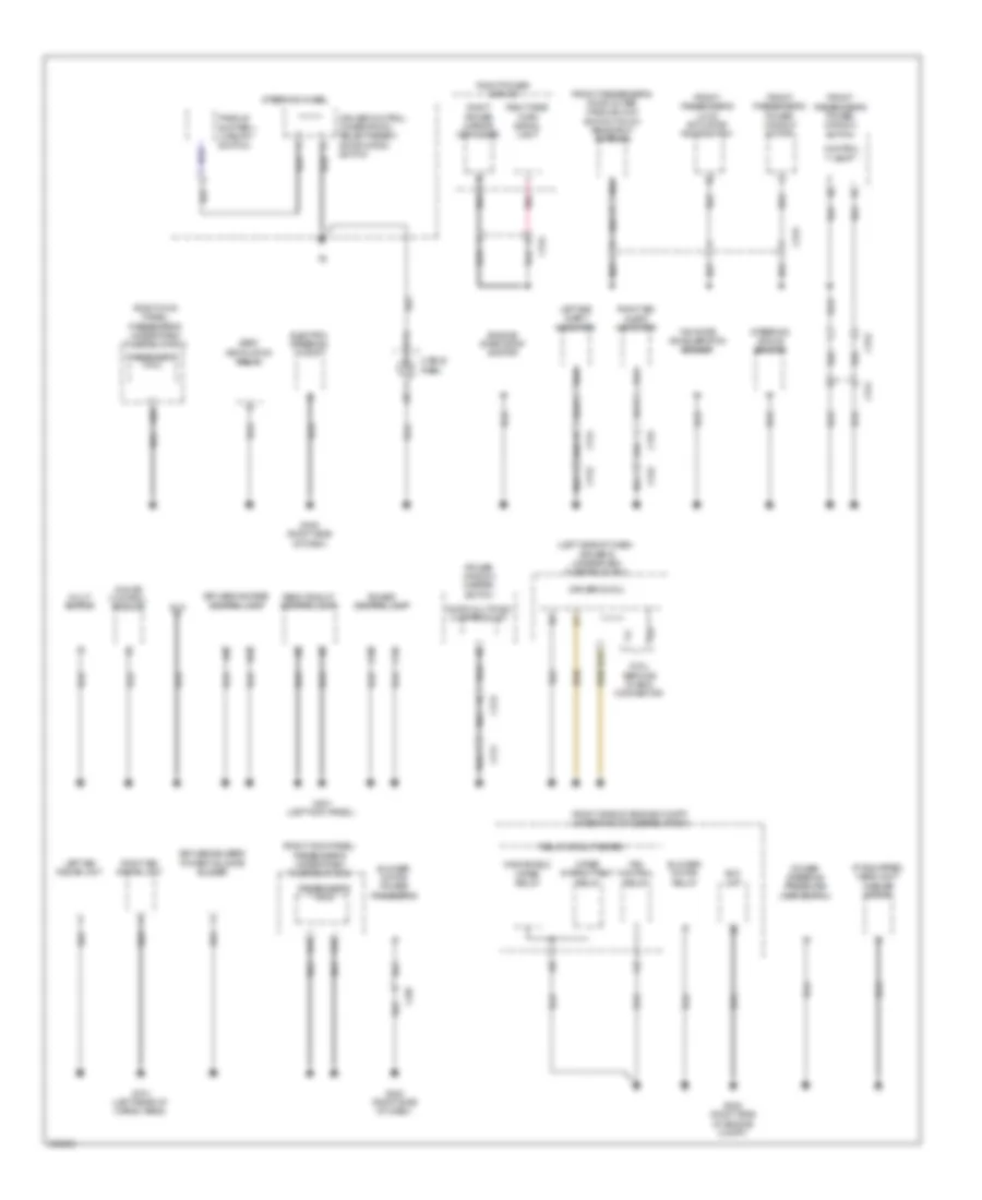 Ground Distribution Wiring Diagram (2 of 5) for Acura ZDX 2013