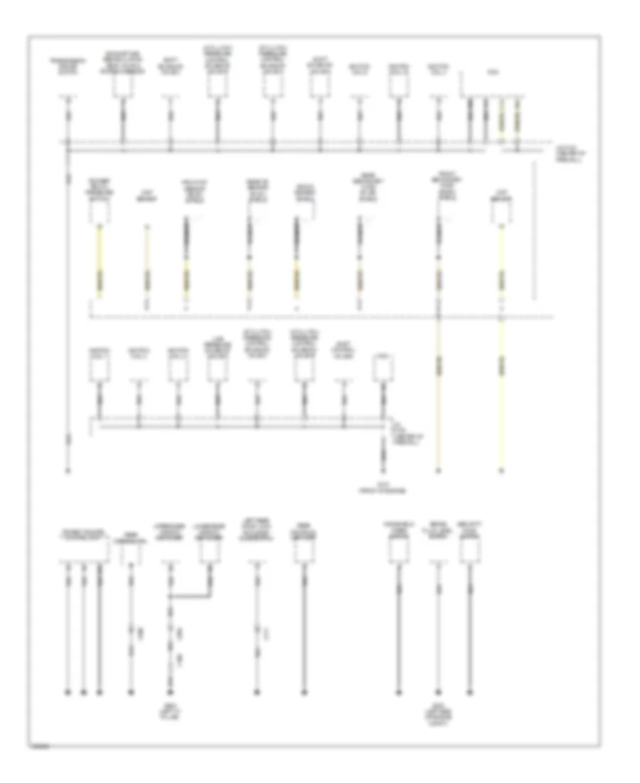 Ground Distribution Wiring Diagram (3 of 5) for Acura ZDX 2013