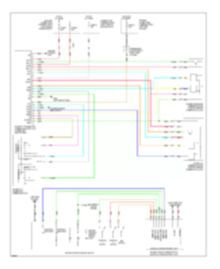 Memory Power Tilt  Power Telescopic Wiring Diagram for Acura ZDX 2013