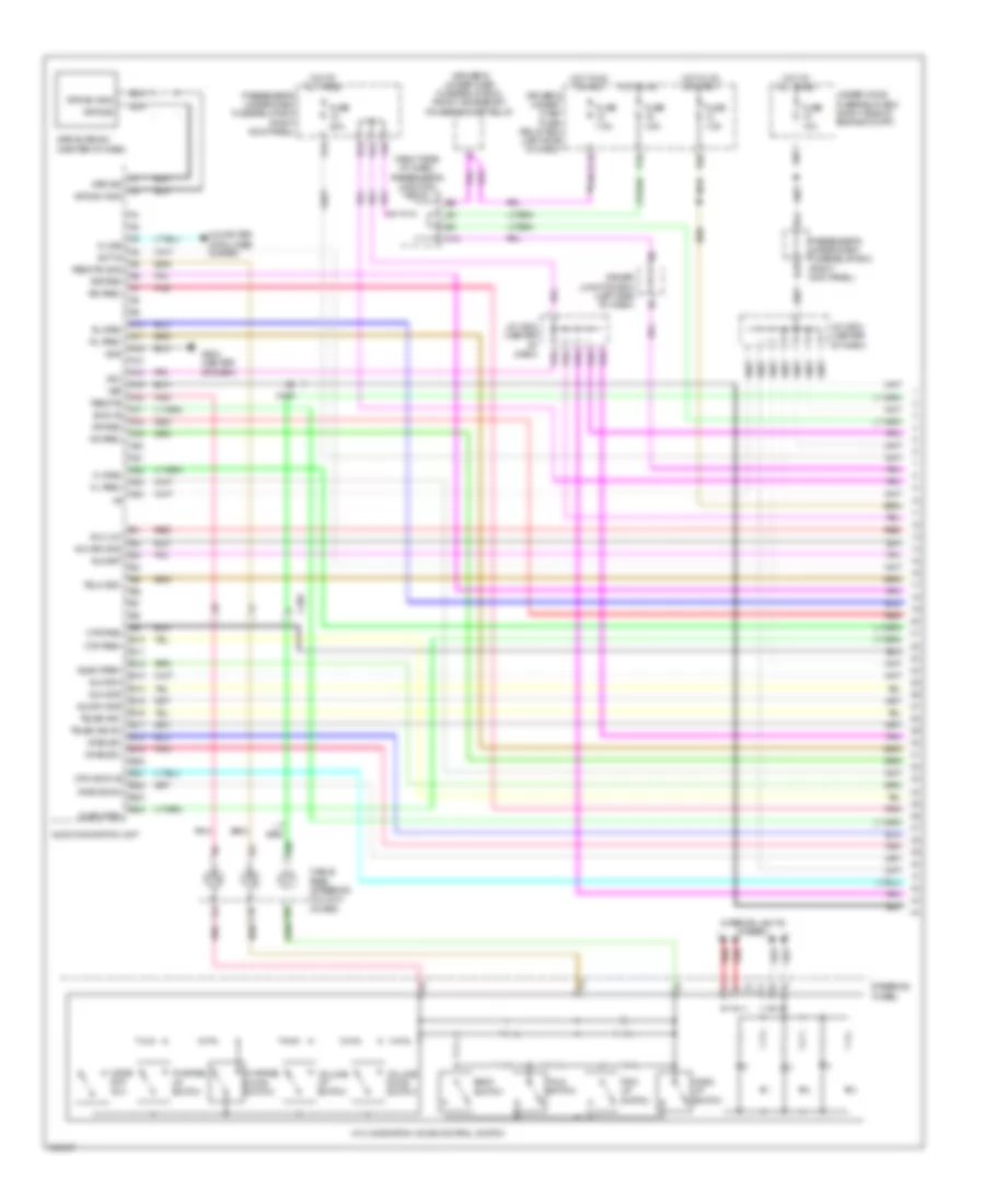Navigation Wiring Diagram (1 of 6) for Acura ZDX 2013