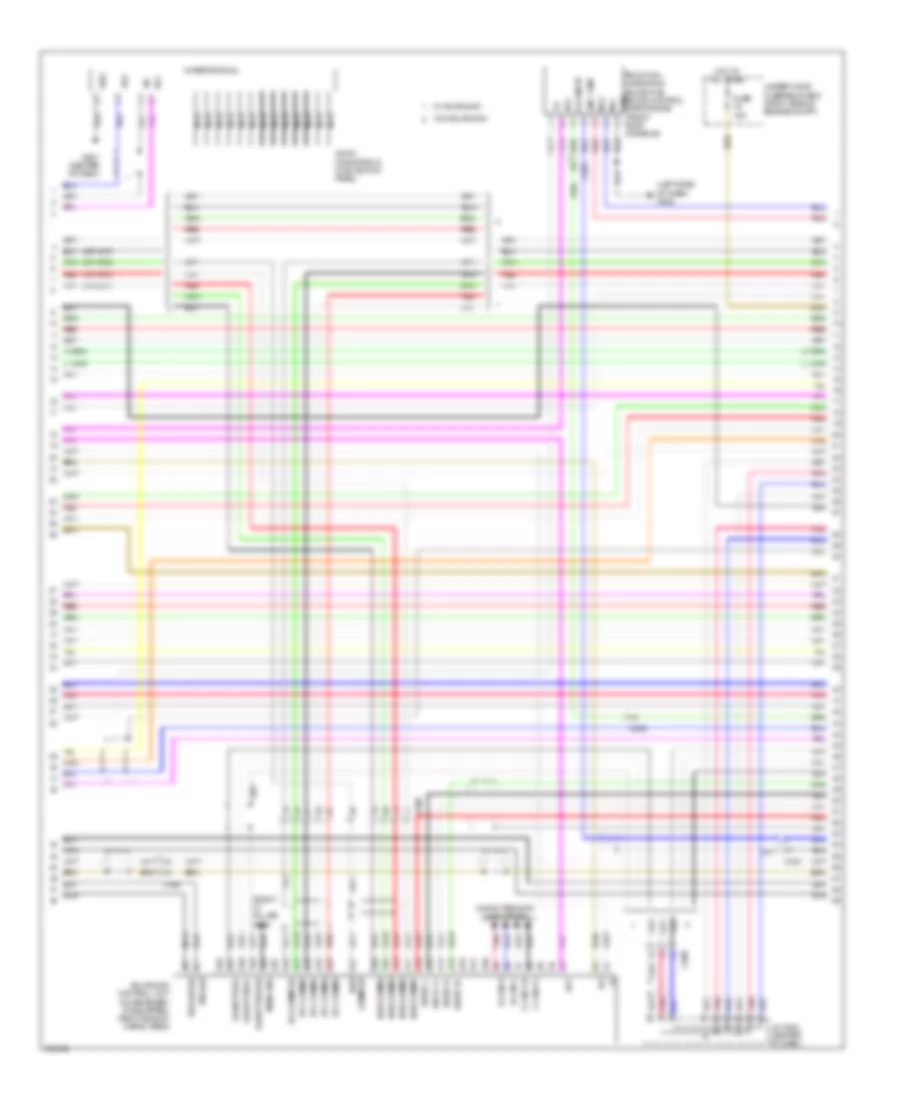 Navigation Wiring Diagram (4 of 6) for Acura ZDX 2013