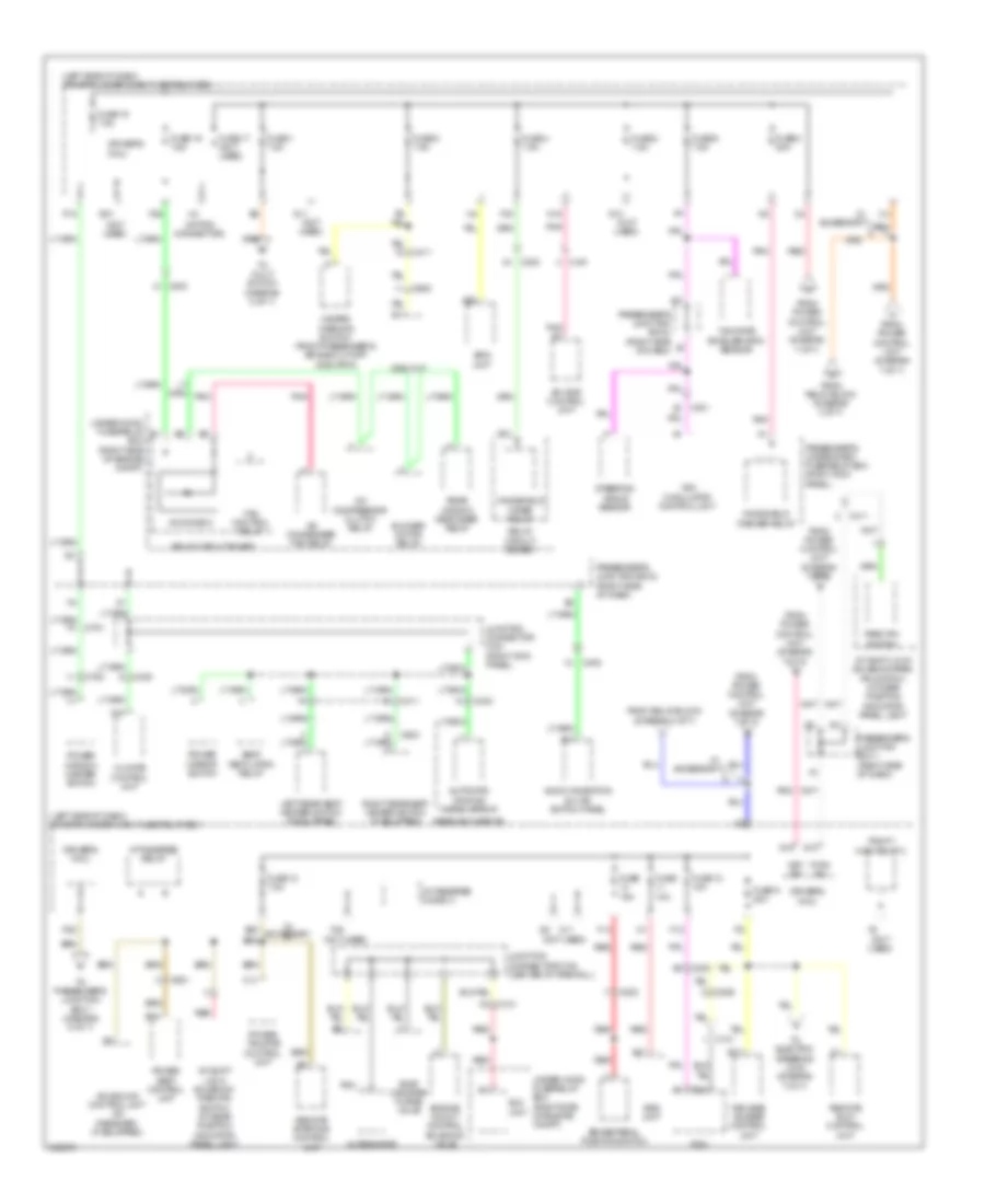 Power Distribution Wiring Diagram 6 of 7 for Acura ZDX 2013