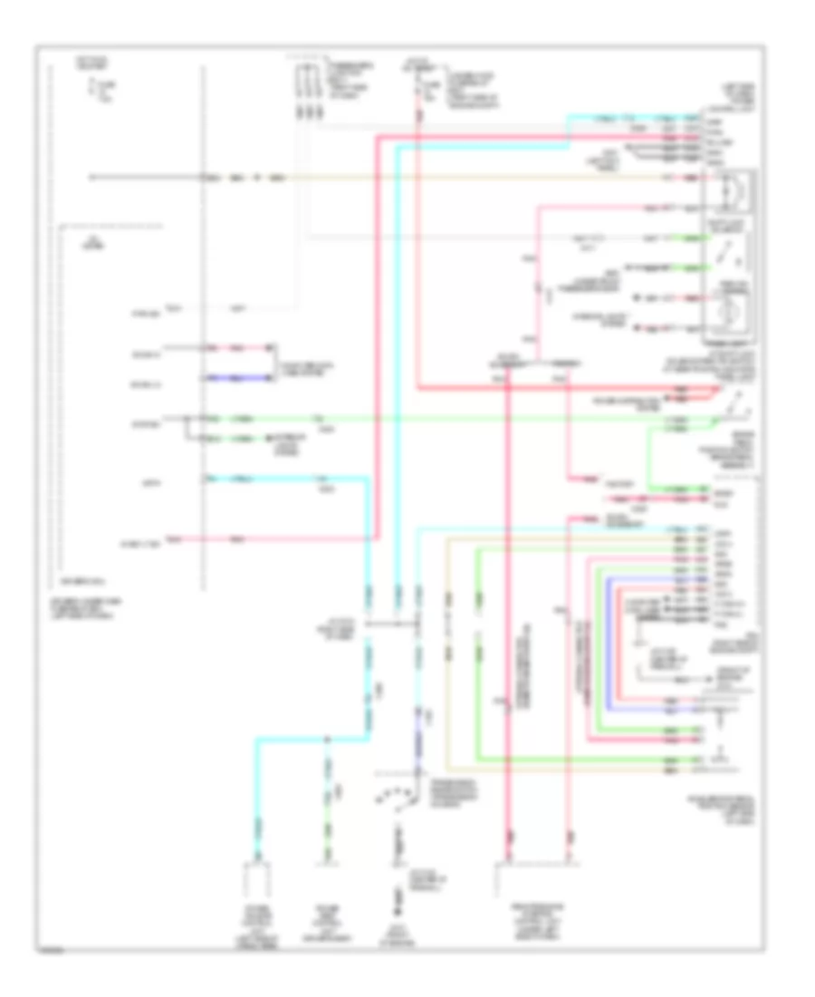 Shift Interlock Wiring Diagram for Acura ZDX 2013