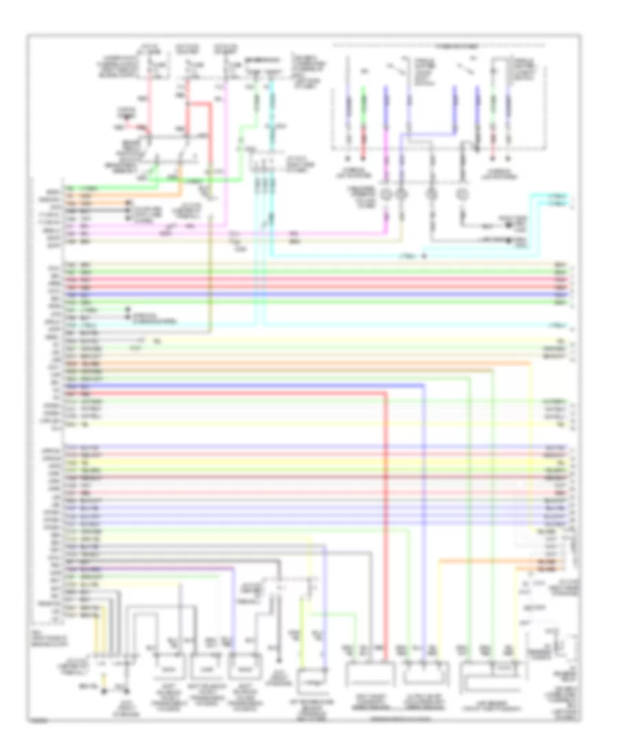 A T Wiring Diagram 1 of 2 for Acura ZDX 2013