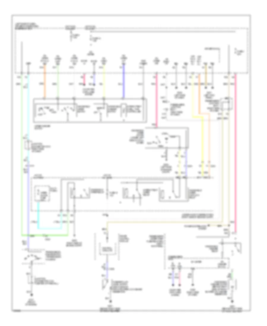 WiperWasher Wiring Diagram for Acura ZDX 2013