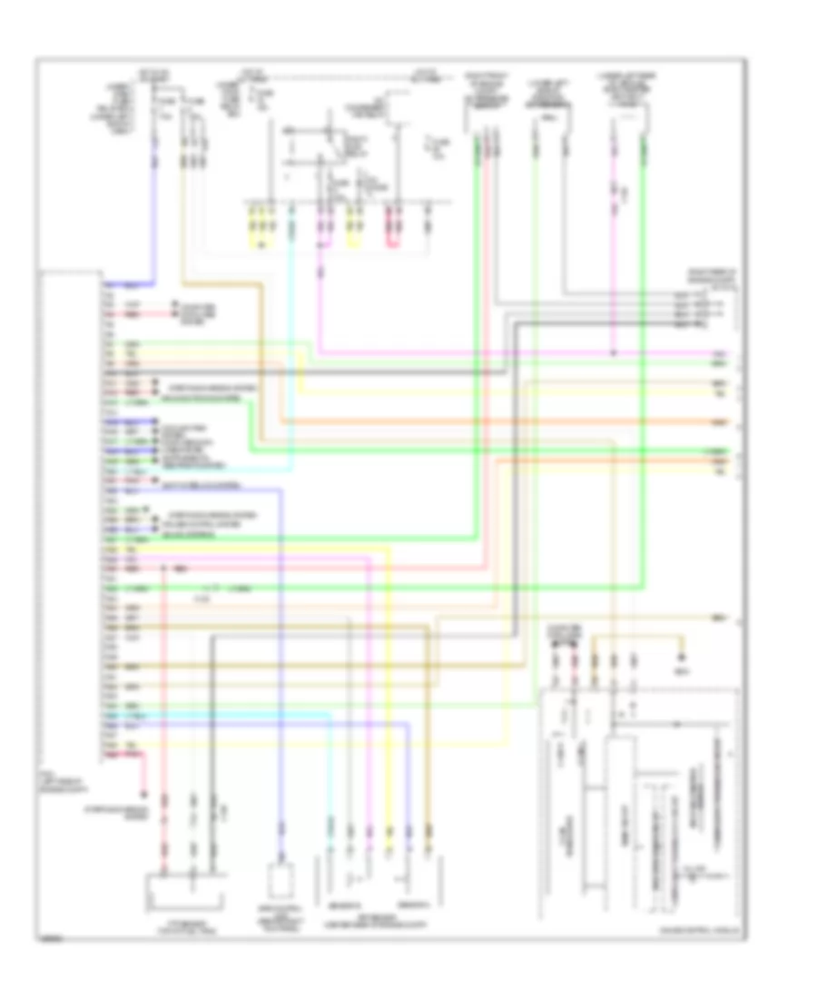 2.0L, Engine Performance Wiring Diagram (1 of 6) for Acura ILX 2014