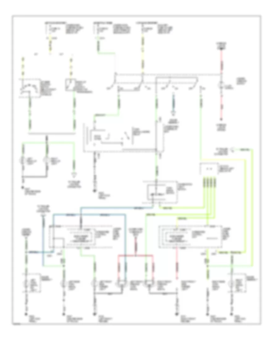Exterior Lights Wiring Diagram 1 of 3 for Acura Integra GS R 1994