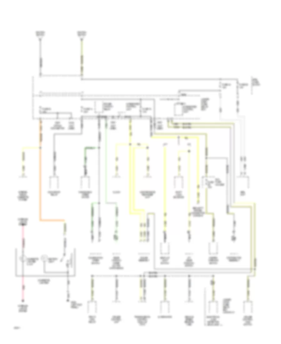 Power Distribution Wiring Diagram 3 of 6 for Acura Integra GS R 1994