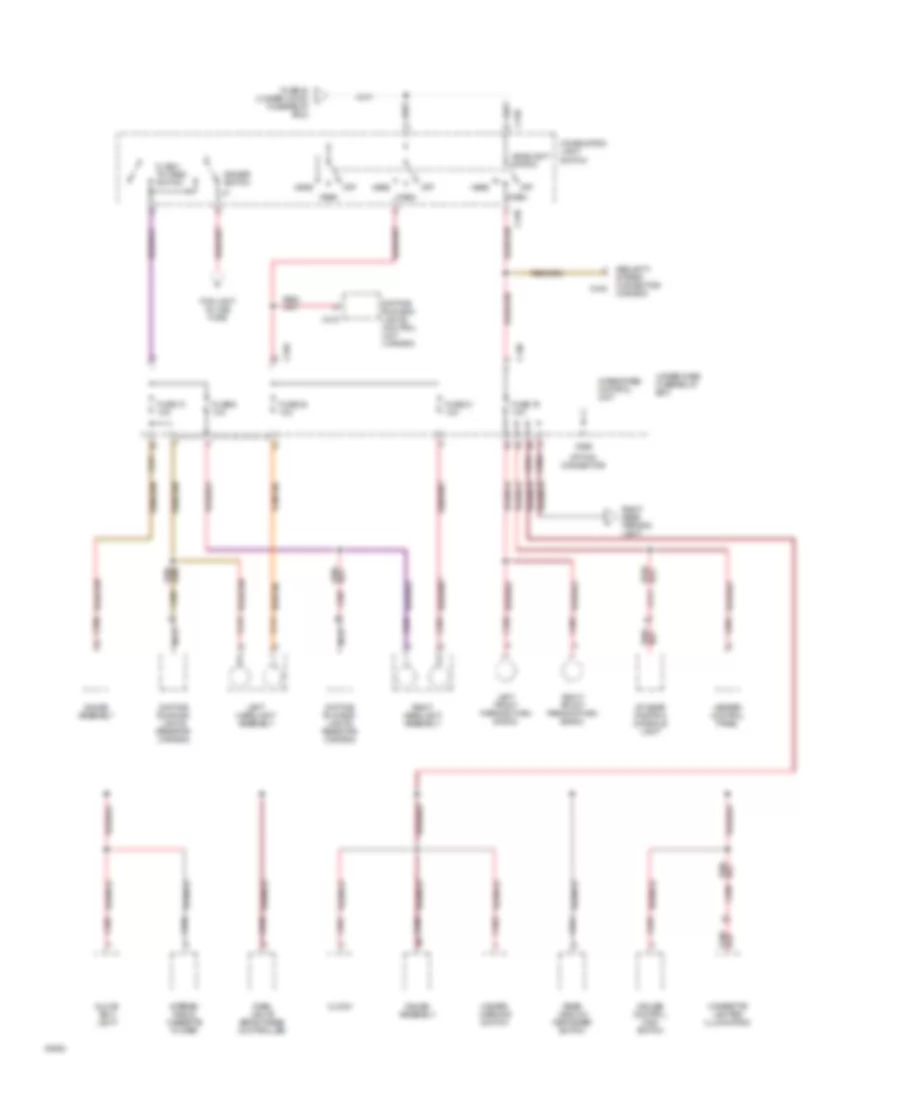 Power Distribution Wiring Diagram (5 of 6) for Acura Integra GS-R 1994