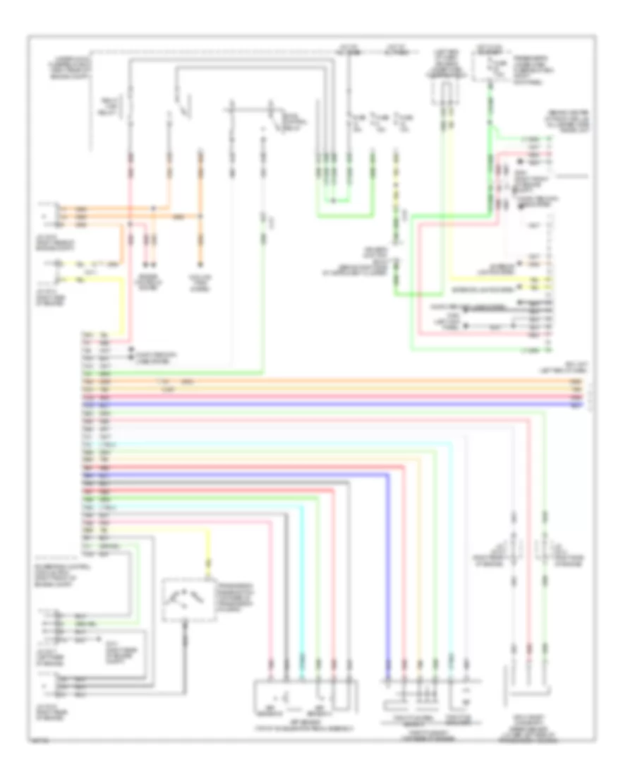 Adaptive Cruise Control Wiring Diagram 1 of 2 for Acura MDX 2014