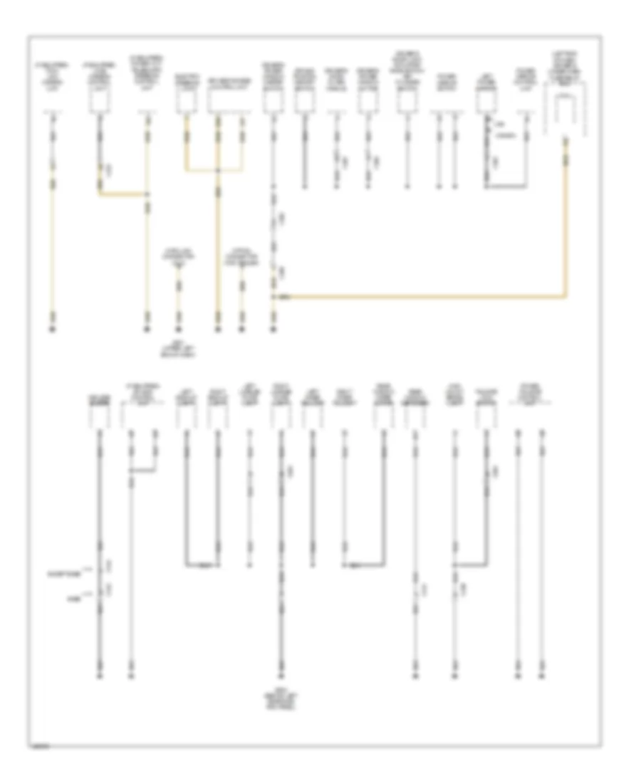 Ground Distribution Wiring Diagram 2 of 6 for Acura MDX 2014