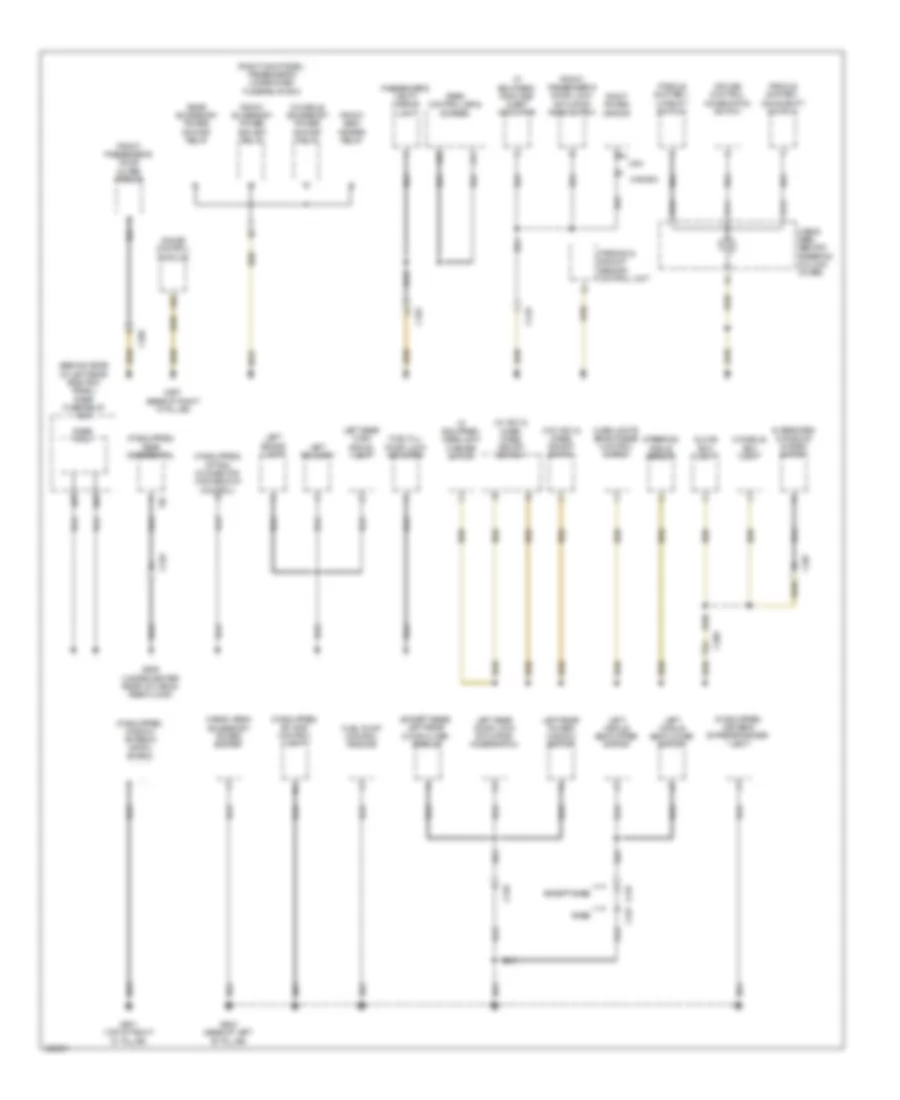 Ground Distribution Wiring Diagram 5 of 6 for Acura MDX 2014
