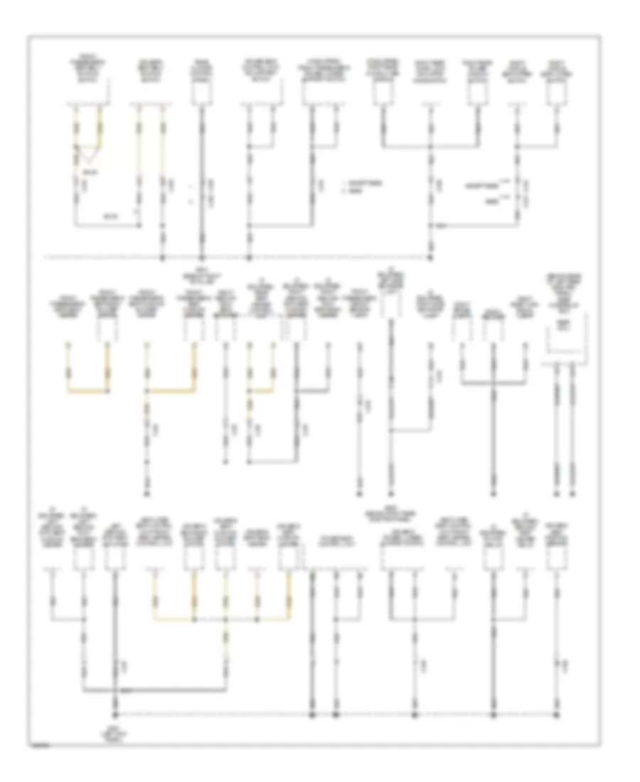 Ground Distribution Wiring Diagram (6 of 6) for Acura MDX 2014