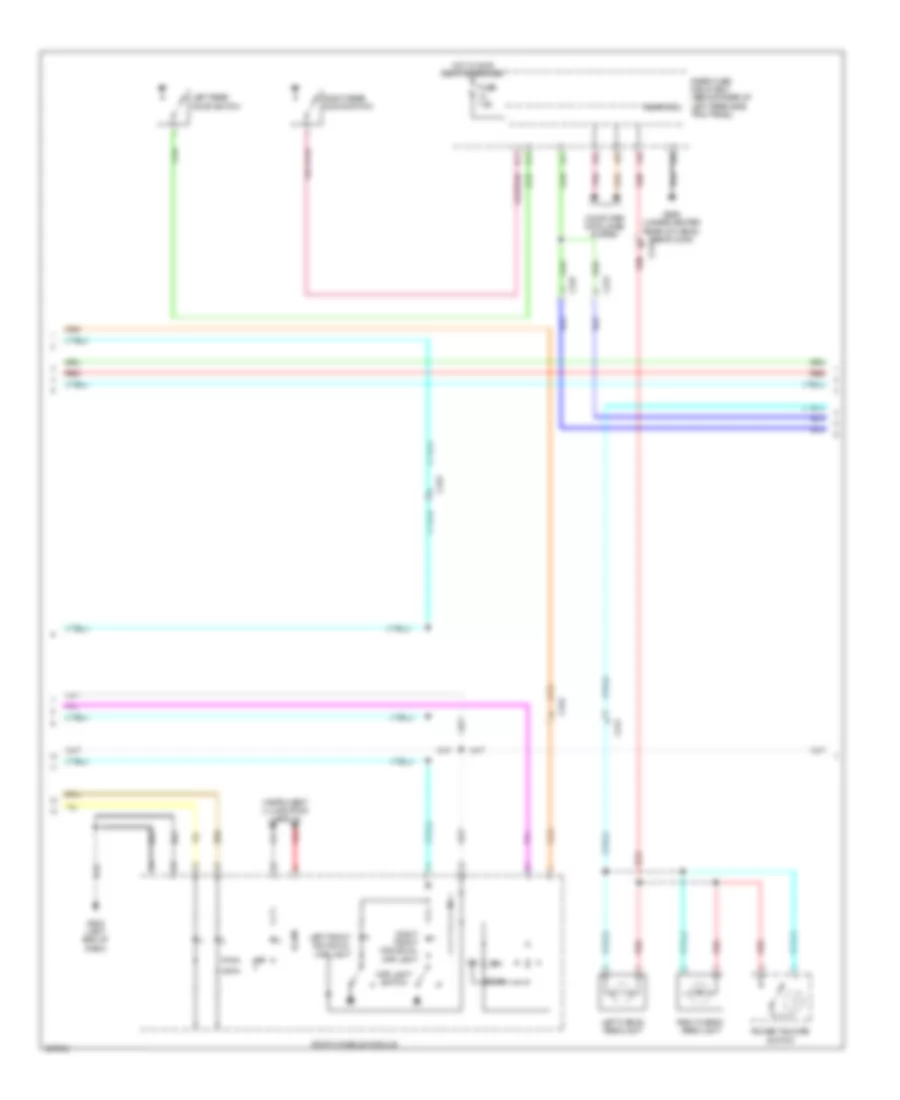 Courtesy Lamps Wiring Diagram (2 of 3) for Acura MDX 2014