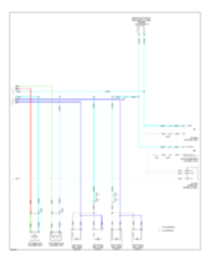 Courtesy Lamps Wiring Diagram (3 of 3) for Acura MDX 2014