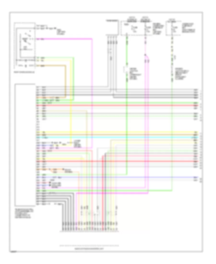Hands Free Module Wiring Diagram, with Navigation (1 of 2) for Acura MDX 2014