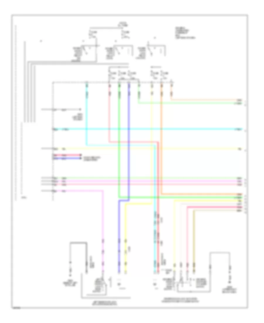 Power Door Locks Wiring Diagram 1 of 6 for Acura MDX 2014