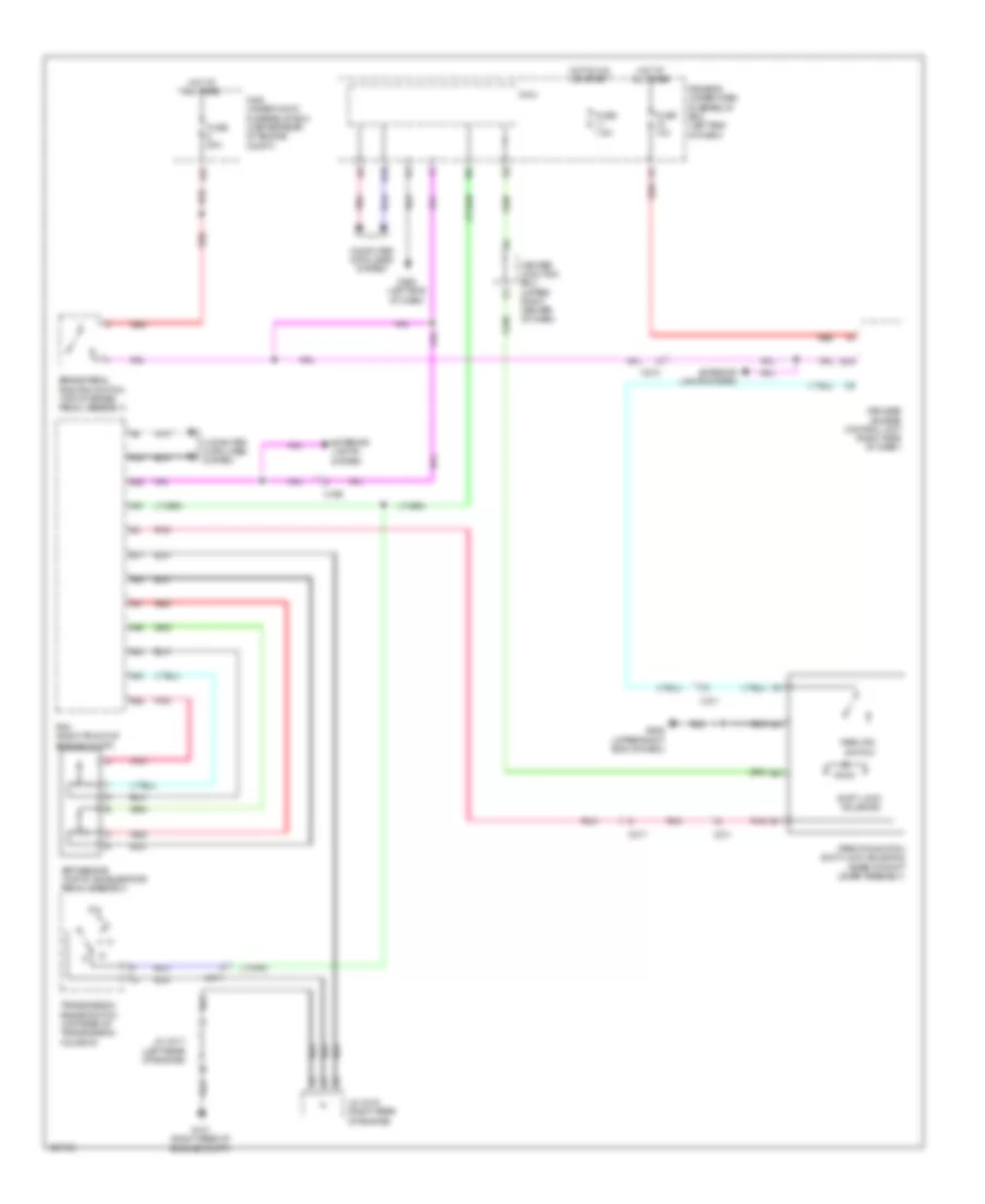 Shift Interlock Wiring Diagram for Acura MDX 2014