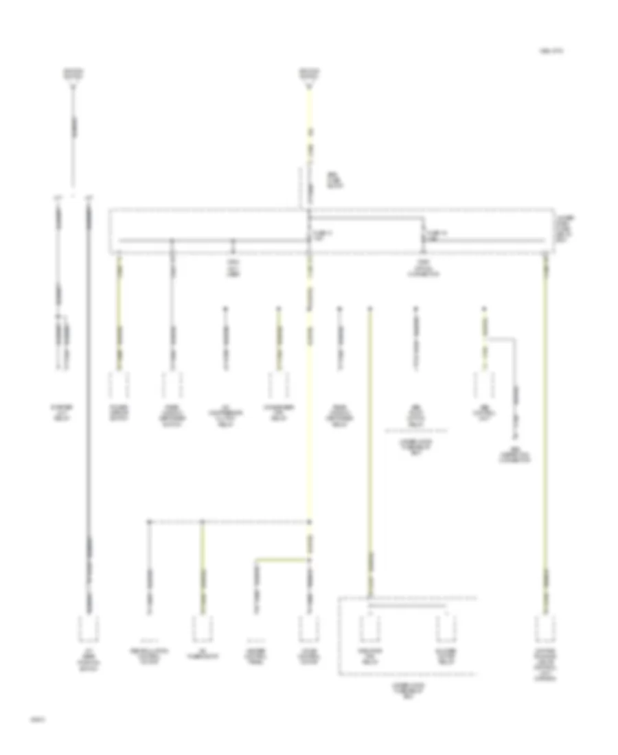Power Distribution Wiring Diagram (2 of 6) for Acura Integra LS 1994