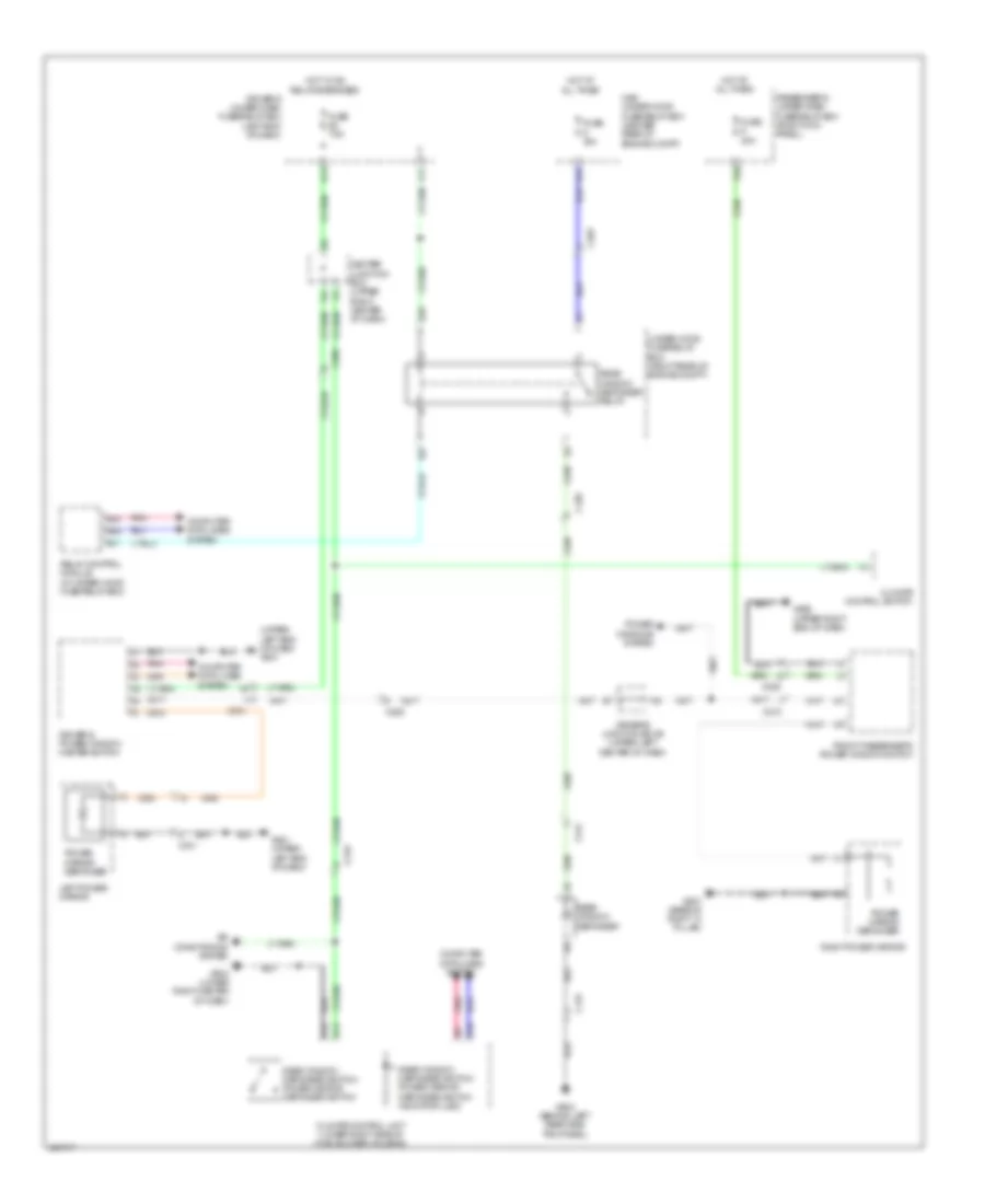 Defoggers Wiring Diagram for Acura MDX SH-AWD 2014
