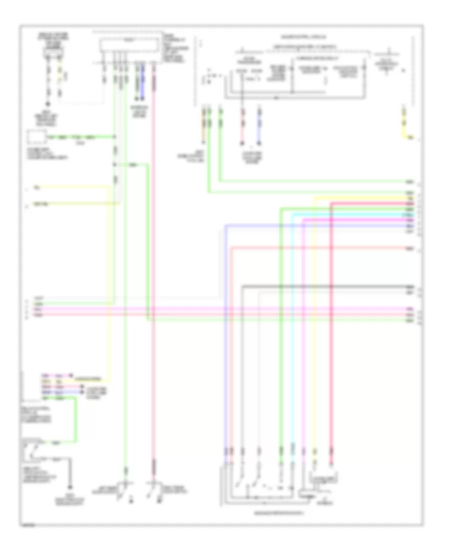 Power Door Locks Wiring Diagram 3 of 6 for Acura MDX SH AWD 2014