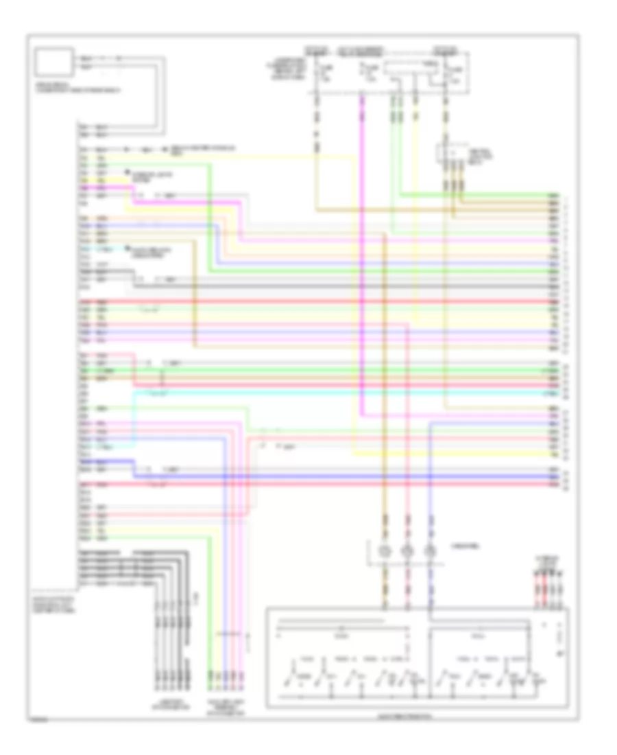 Navigation Wiring Diagram (1 of 7) for Acura RDX 2014
