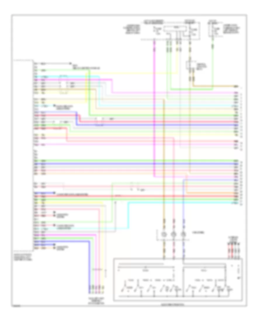 Radio Wiring Diagram, without Navigation (1 of 5) for Acura RDX 2014