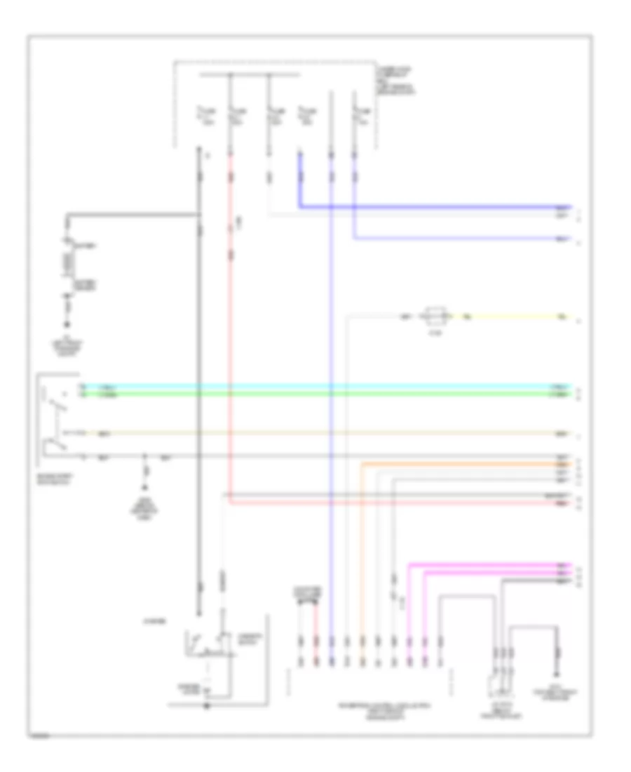 Starting Wiring Diagram (1 of 2) for Acura RDX 2014