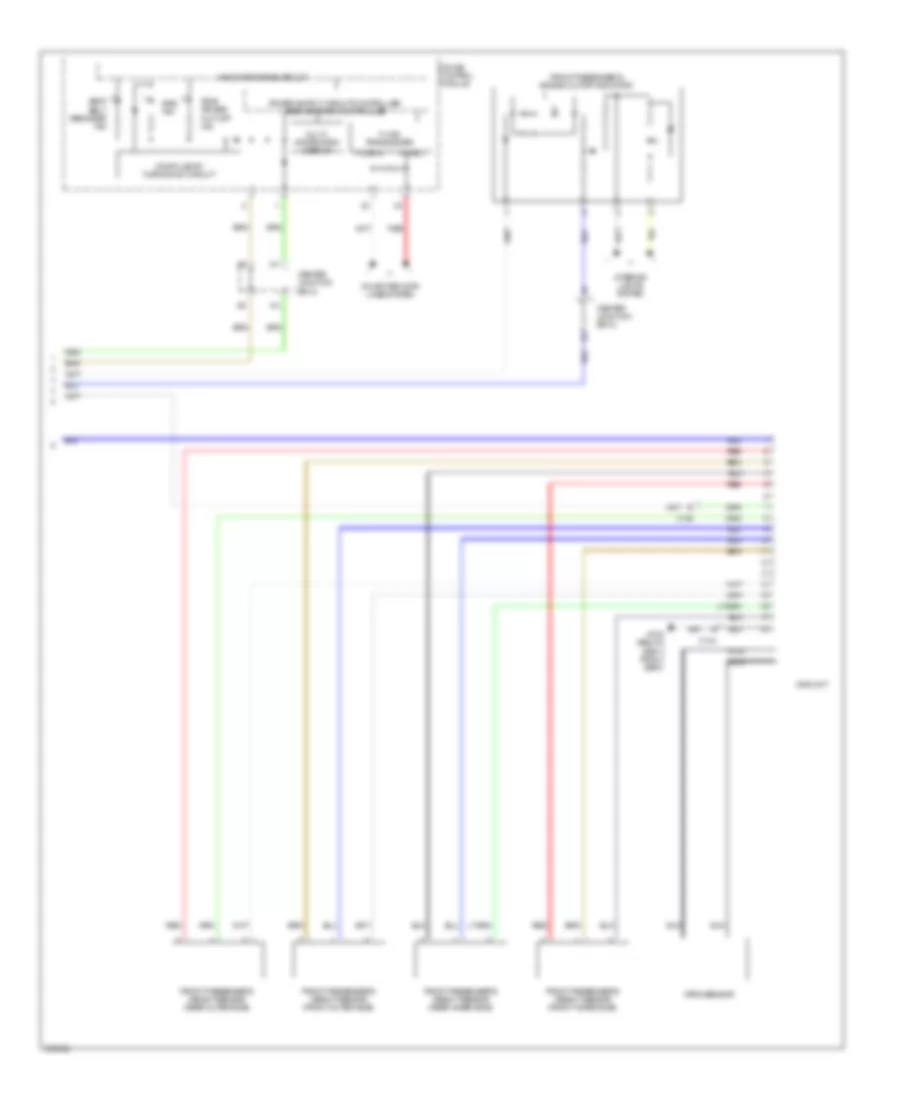 Supplemental Restraints Wiring Diagram (4 of 4) for Acura RDX 2014