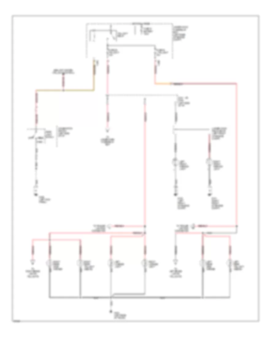 Exterior Lights Wiring Diagram 1 of 3 for Acura Legend GS 1994