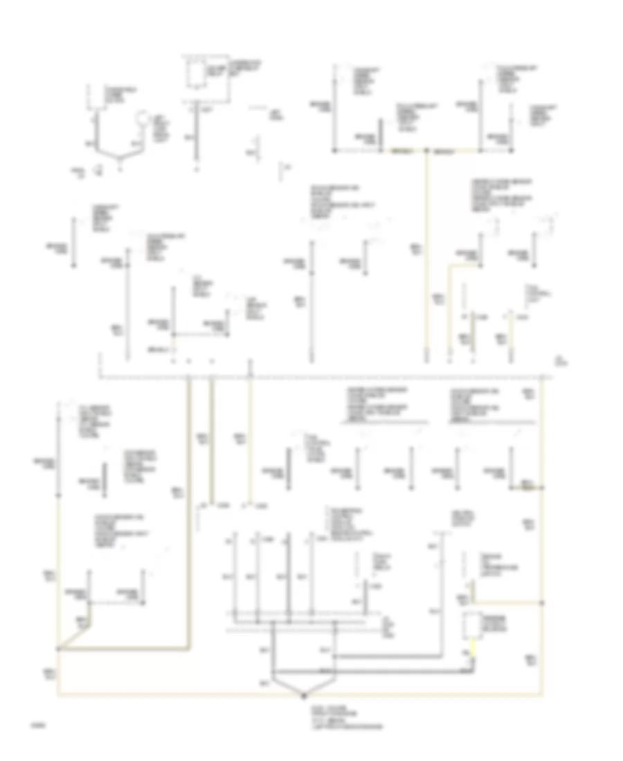 Ground Distribution Wiring Diagram 2 of 10 for Acura Legend GS 1994
