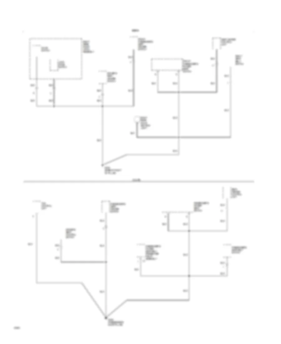 Ground Distribution Wiring Diagram (7 of 10) for Acura Legend GS 1994