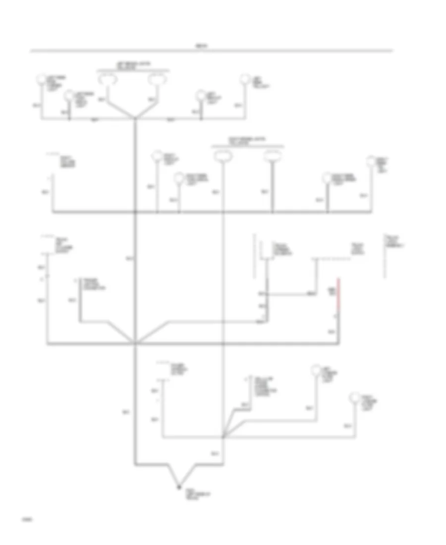 Ground Distribution Wiring Diagram (9 of 10) for Acura Legend GS 1994