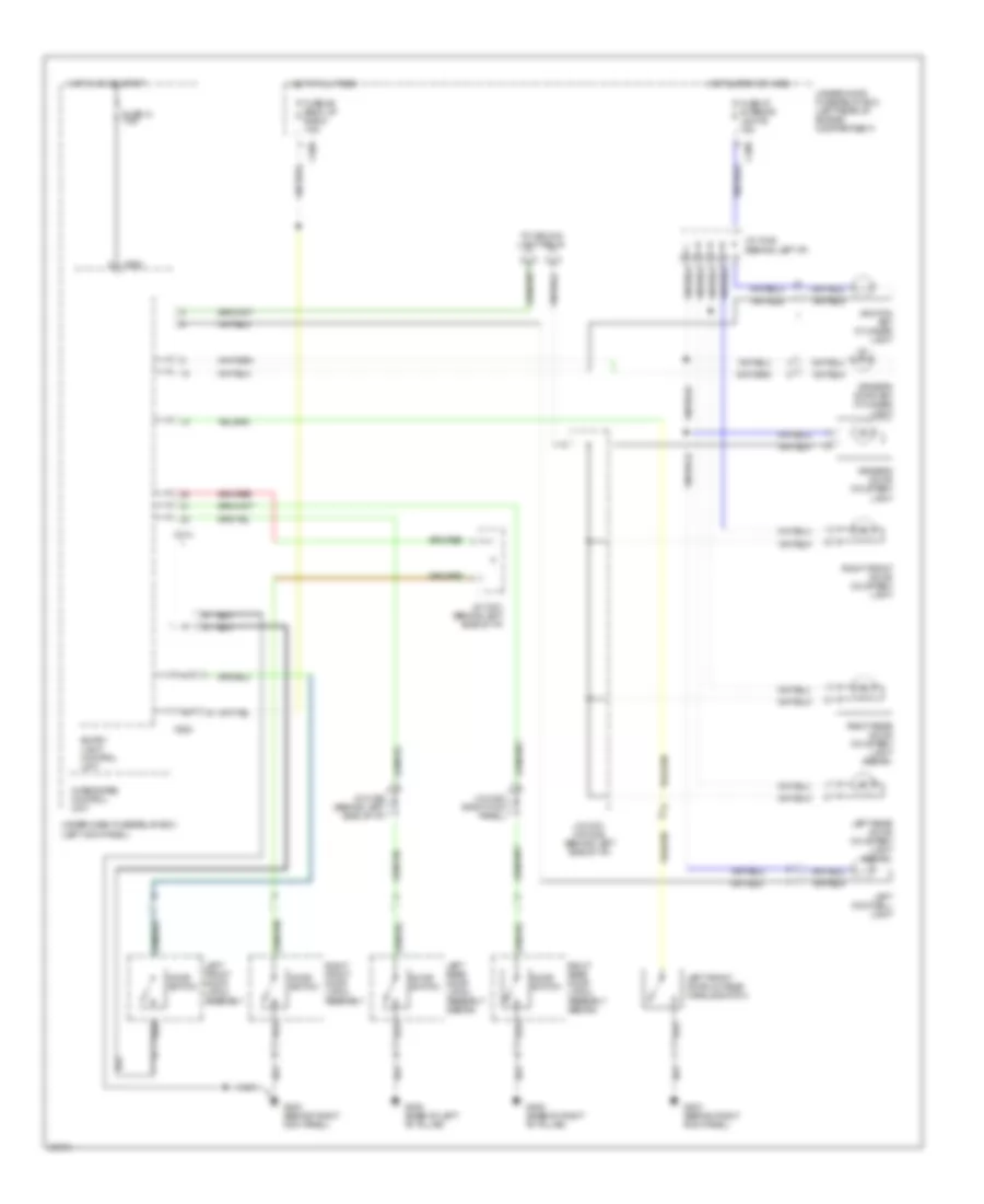Courtesy Lamps Wiring Diagram L Model for Acura Legend GS 1994