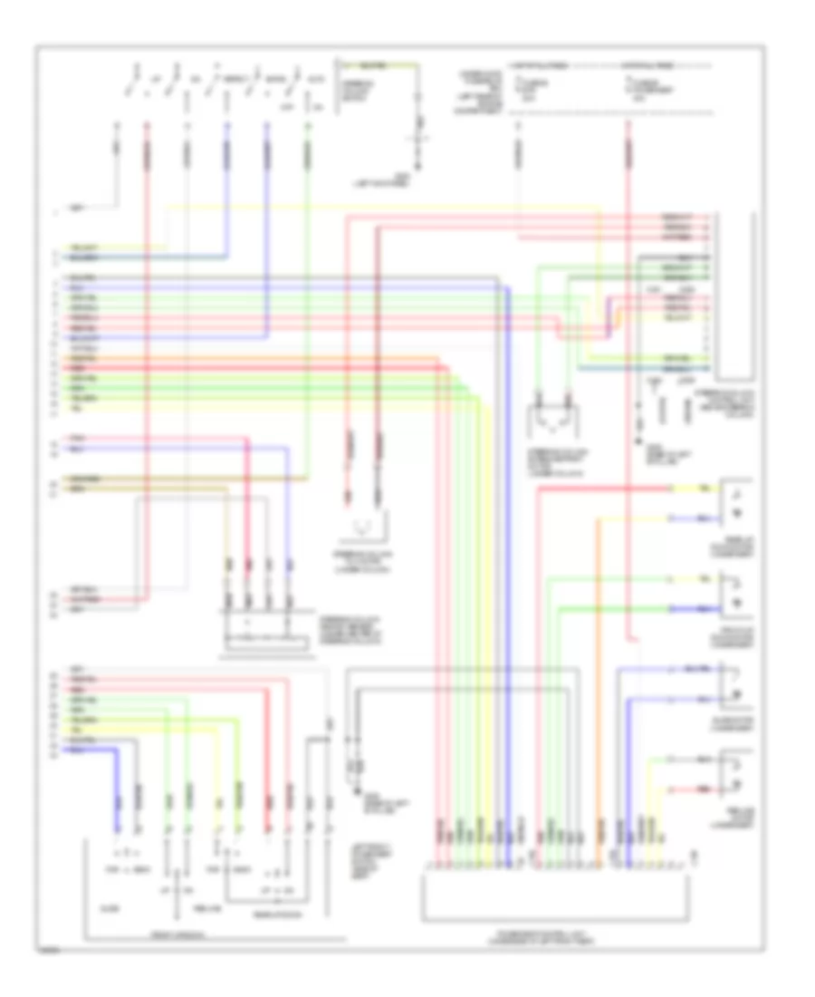 Memory Driver s Seat  Power Steering Column Wiring Diagram 2 of 2 for Acura Legend GS 1994