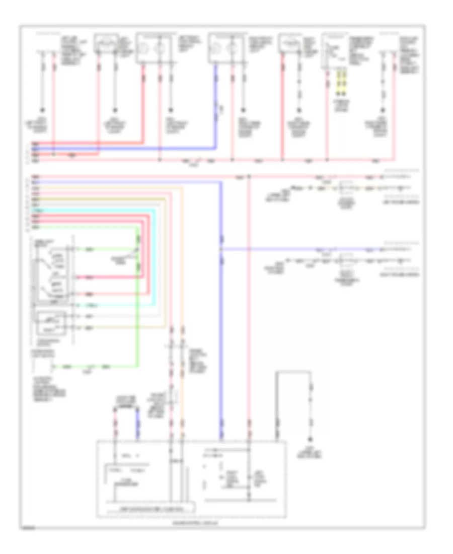 Exterior Lamps Wiring Diagram (3 of 3) for Acura RLX 2014