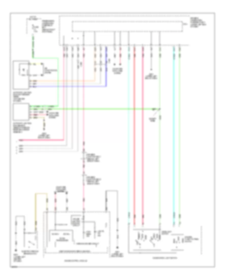 Headlamps Wiring Diagram (2 of 2) for Acura RLX 2014