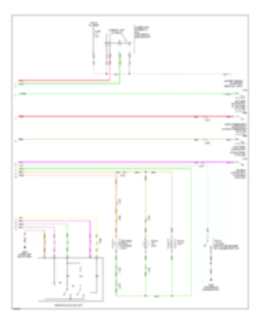 Courtesy Lamps Wiring Diagram 2 of 2 for Acura RLX 2014