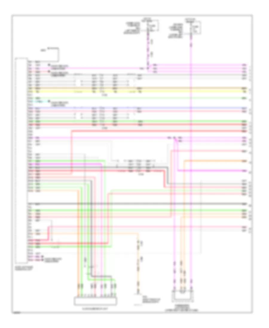 Navigation Wiring Diagram (1 of 9) for Acura RLX 2014