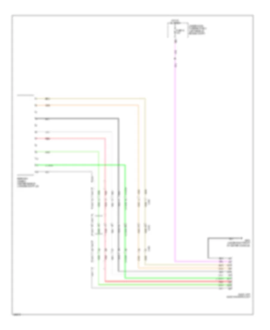 Rear Camera Wiring Diagram for Acura RLX 2014