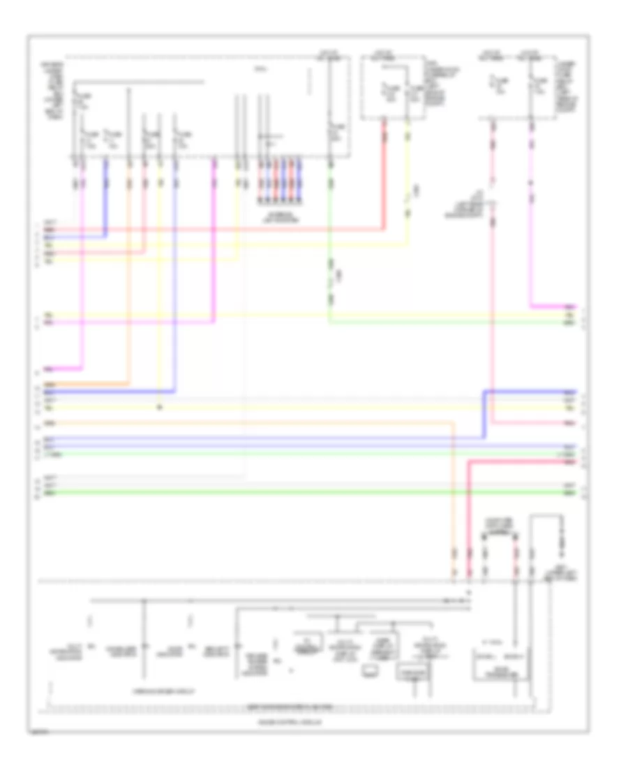 Power Door Locks Wiring Diagram (2 of 7) for Acura RLX 2014