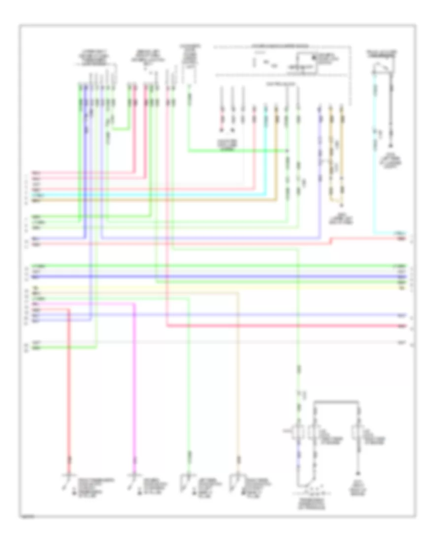 Power Door Locks Wiring Diagram (5 of 7) for Acura RLX 2014