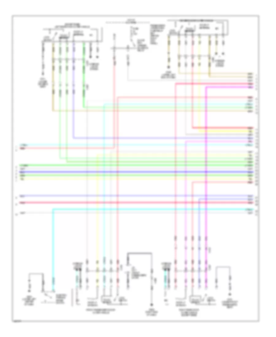 Power Door Locks Wiring Diagram (6 of 7) for Acura RLX 2014