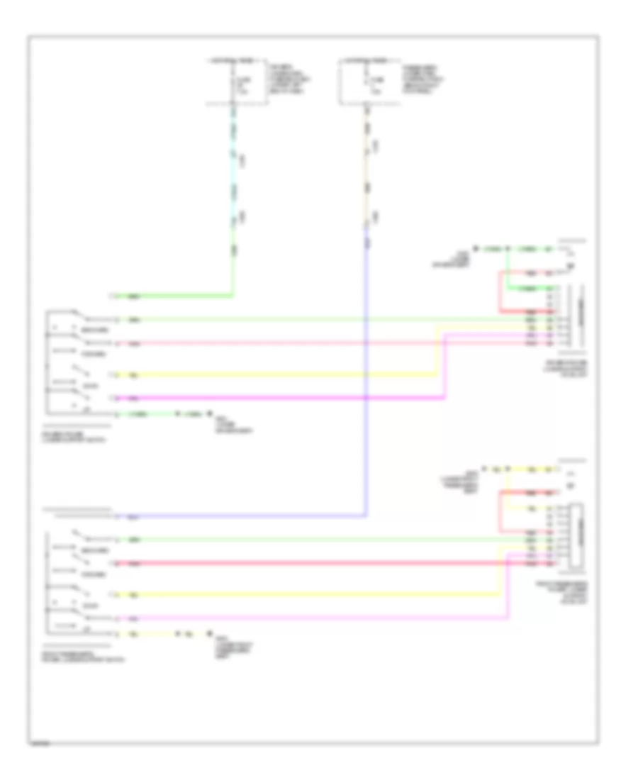 Lumbar Wiring Diagram for Acura RLX 2014