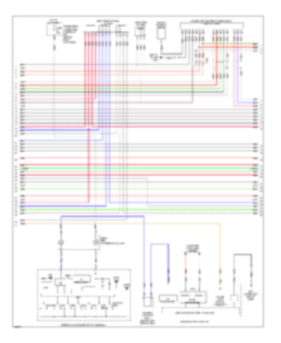 Radio Wiring Diagram, with Navigation (7 of 9) for Acura RLX 2014
