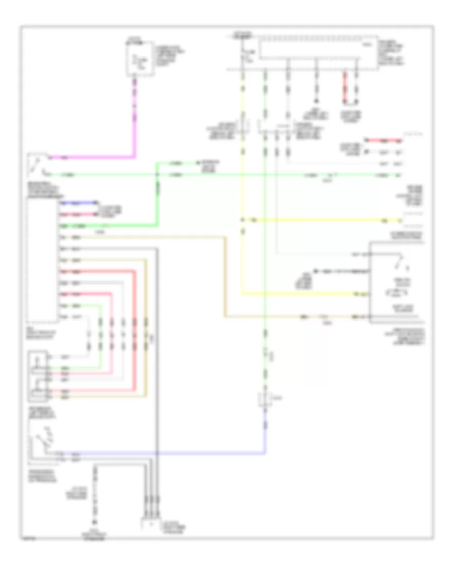 Shift Interlock Wiring Diagram for Acura RLX 2014
