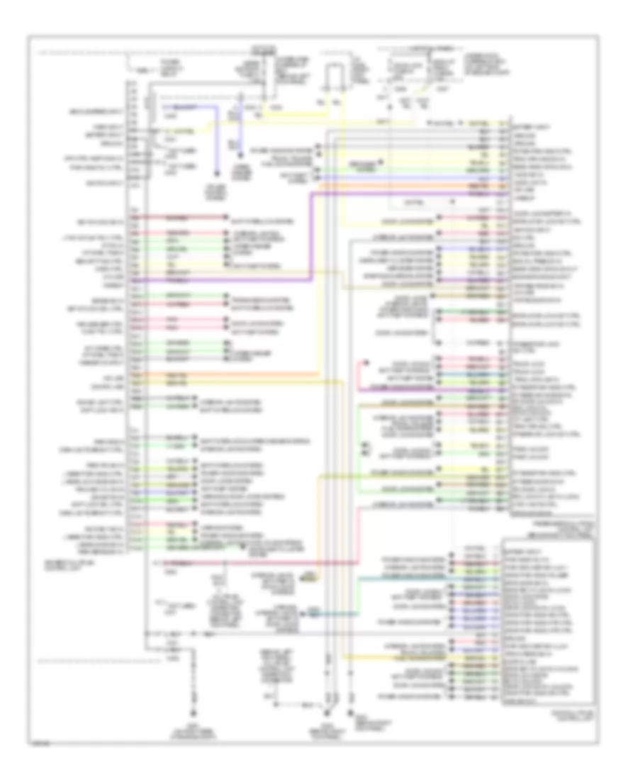 Multiplex Control Wiring Diagram for Acura 3 5RL 2004