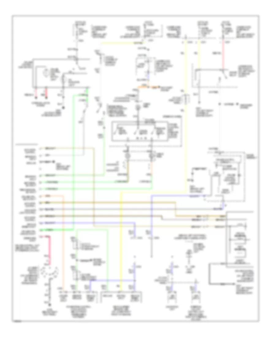 Cruise Control Wiring Diagram for Acura 3 5RL 2004