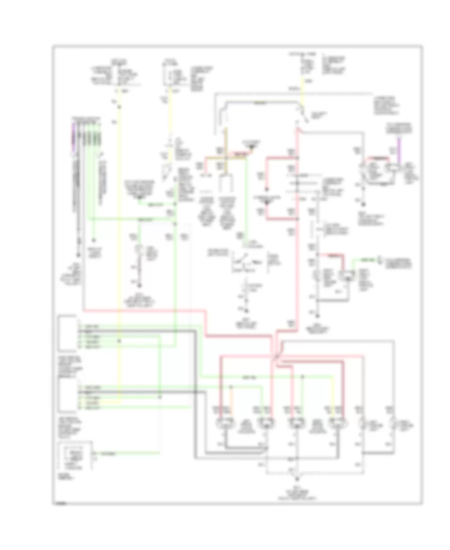 Exterior Lamps Wiring Diagram 1 of 2 for Acura 3 5RL 2004