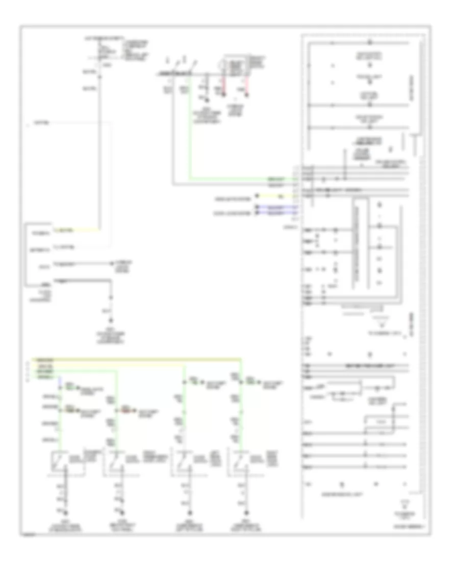 Instrument Cluster Wiring Diagram 2 of 2 for Acura 3 5RL 2004